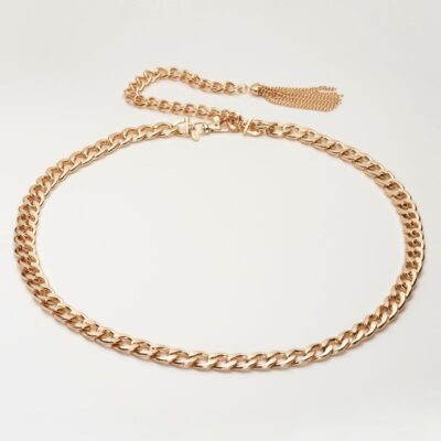 Women Alieva  | Farah Chain Belt (Gold)