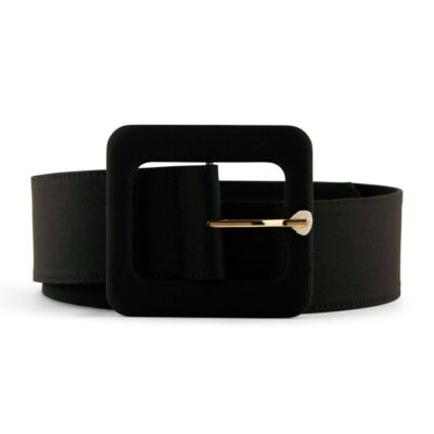 Women Alieva  | Jice Fabric Belt (Black)