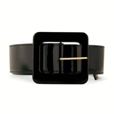 Women Alieva  | Jice Leather Belt (Black)